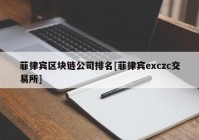 菲律宾区块链公司排名[菲律宾exczc交易所]